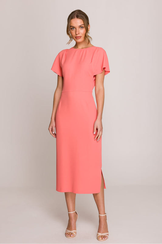 orange - Daydress model 209107 Stylove