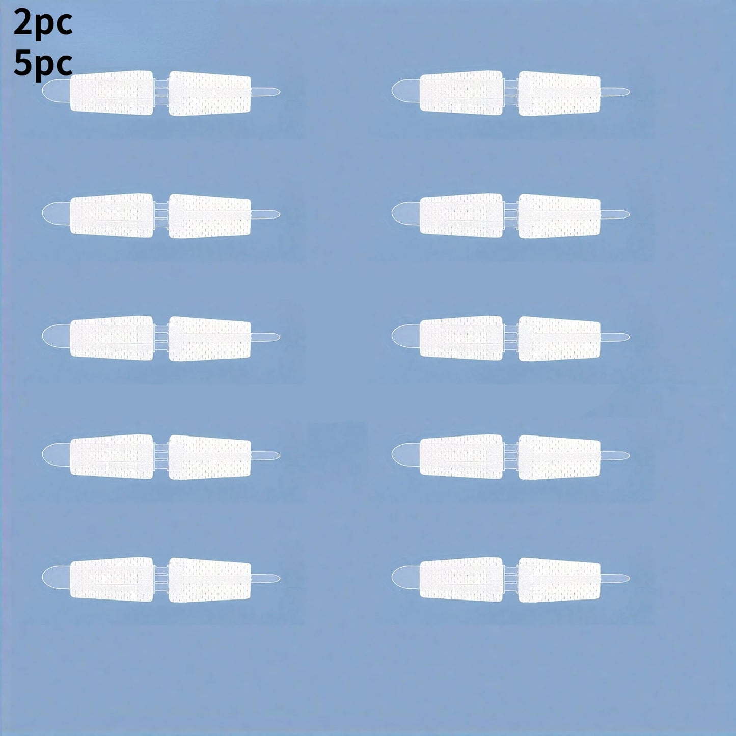 2 or 5 pieces of non-woven emergency wound closure adhesive tape with zipper closure design, suitable for outdoor camping, wilde
